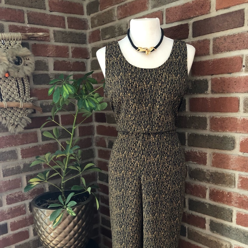 Vintage 90s Printed Jumpsuit